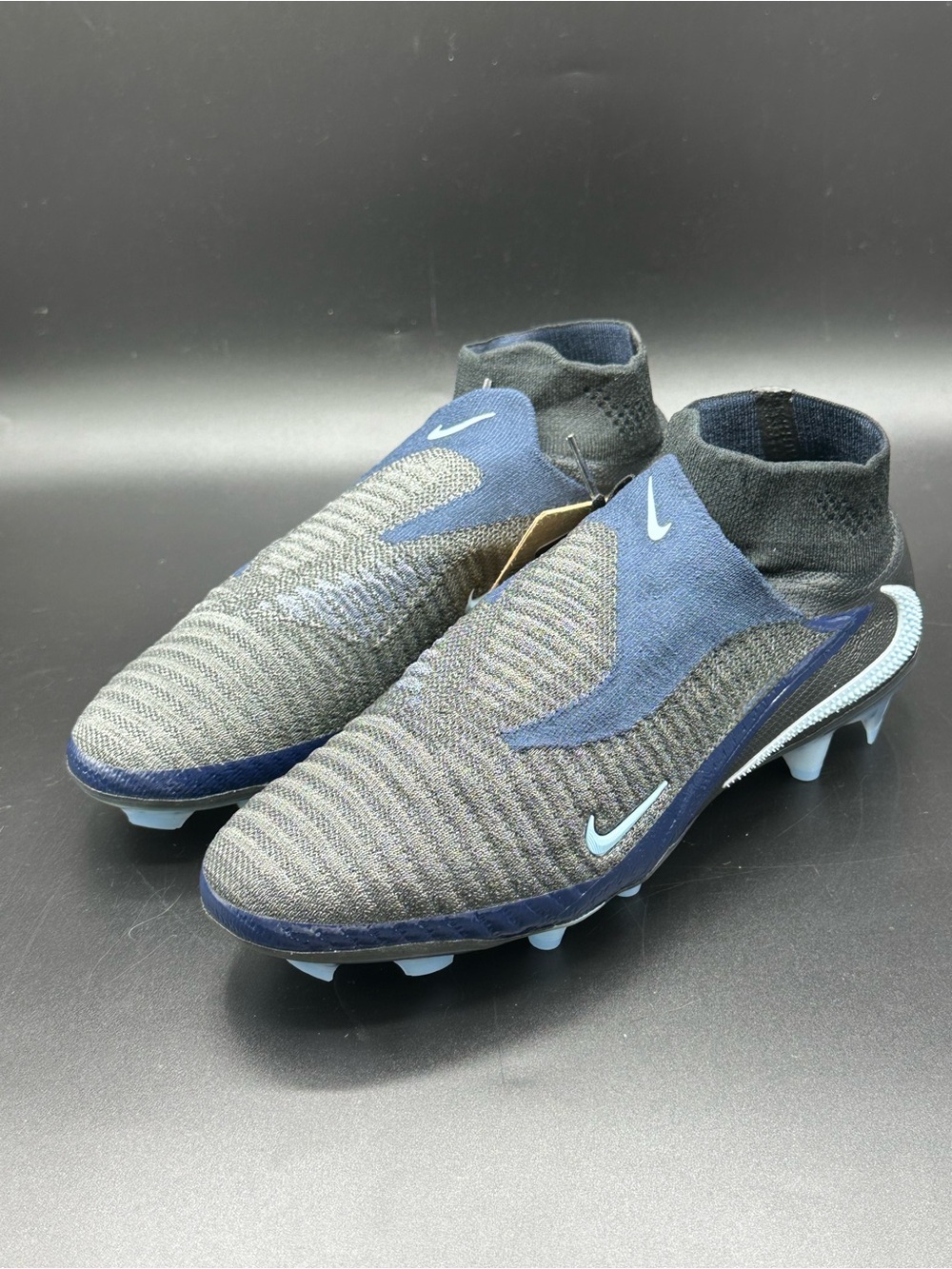 Nike Phantom 6 High Elite FG Shadow Pack Black Blue HJ2147-003 Mens Size 9 - Picture 3 of 6